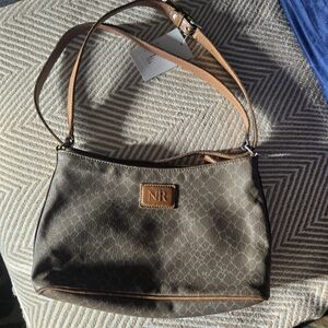 Nina Ricci Elegant Brown Crossbody Bag